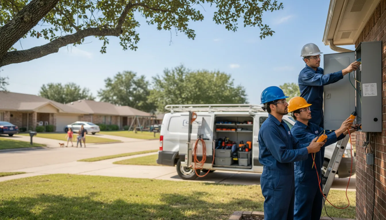 Certified electrician providing emergency electrical services in Mcclure, PA